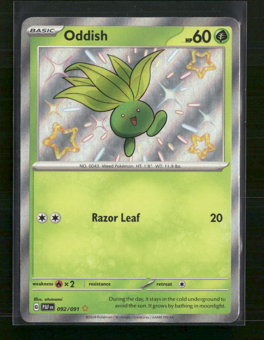 SV: Paldean Fates Oddish #092/091 - Golden Apple Comics