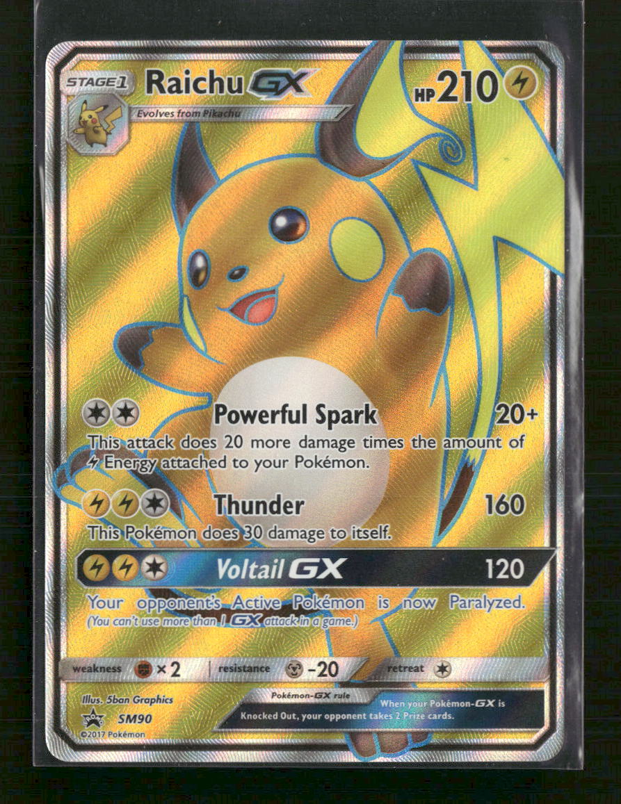 SM Promos Raichu GX #SM90 Damaged - Golden Apple Comics