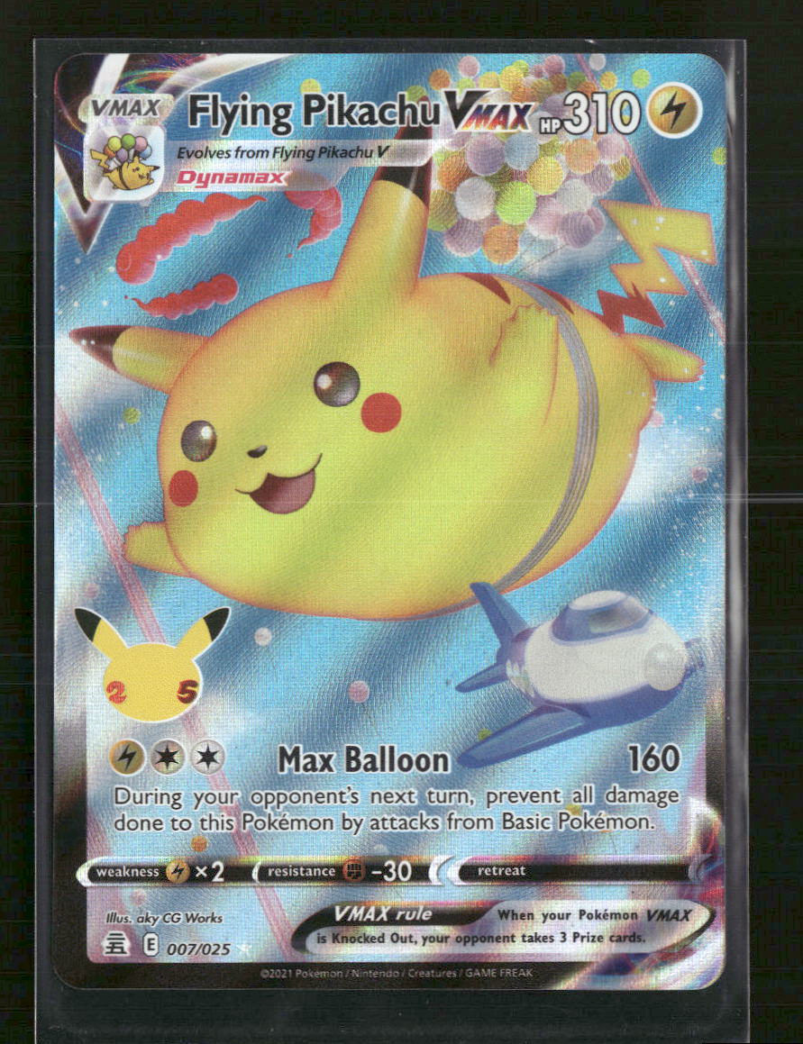 Celebrations Flying Pikachu VMAX #007/025 - Golden Apple Comics