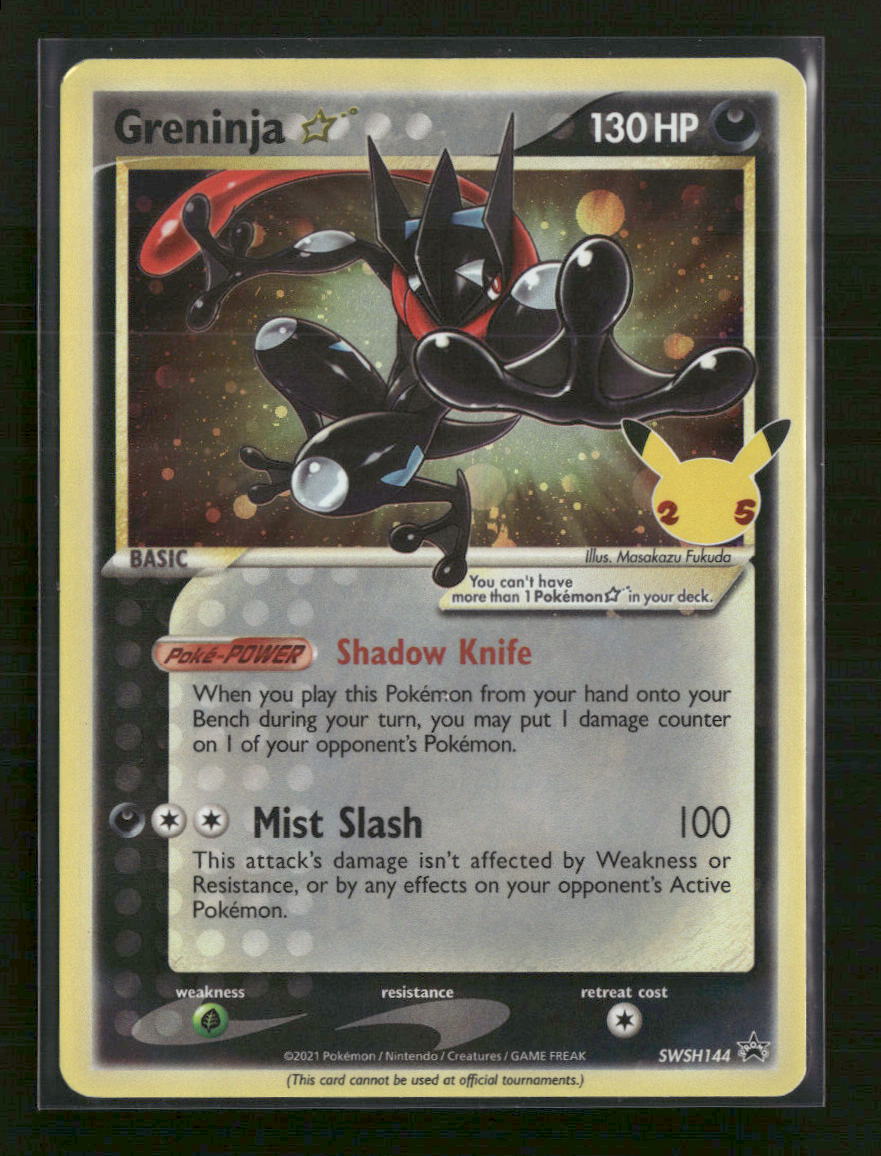 SWSH: Sword & Shield Promo Cards Greninja Star #SWSH144 - Golden Apple Comics