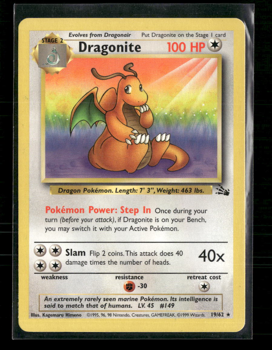Fossil Dragonite (19) #19/62 - Golden Apple Comics