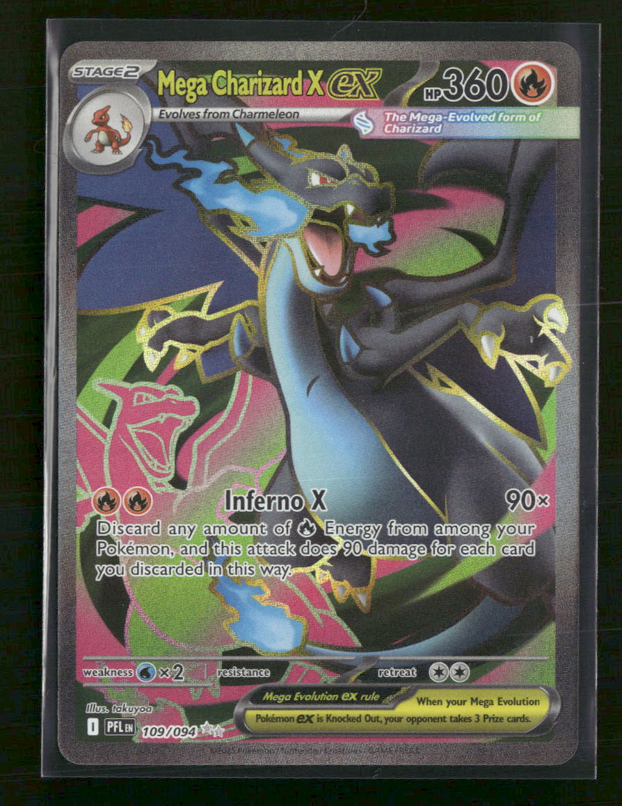 ME02: Phantasmal Flames Mega Charizard X ex #109/094 - Golden Apple Comics