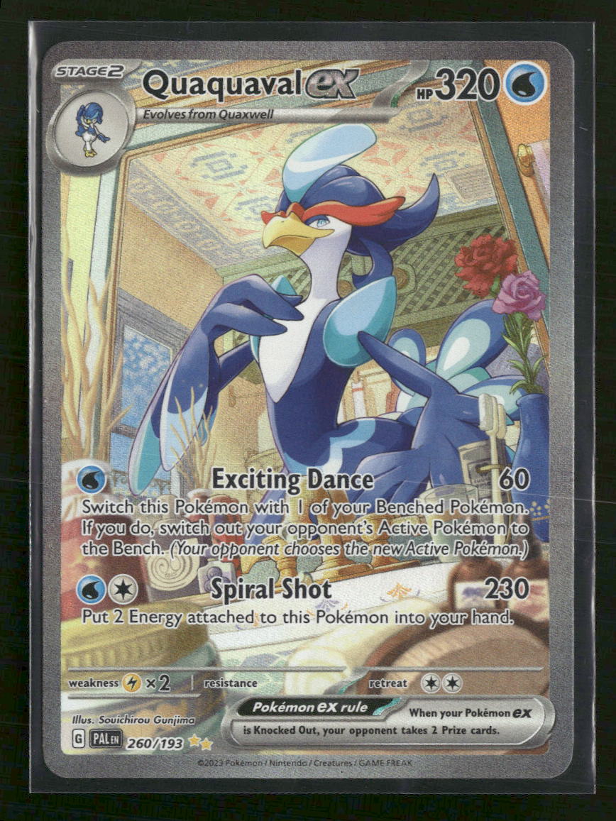 SV02: Paldea Evolved Quaquaval ex #260/193 - Golden Apple Comics