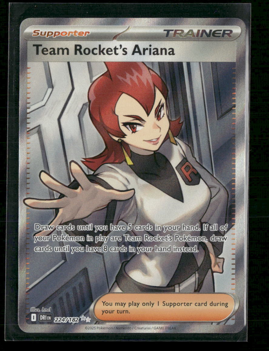SV10: Destined Rivals Team Rocket's Ariana #224/182 - Golden Apple Comics