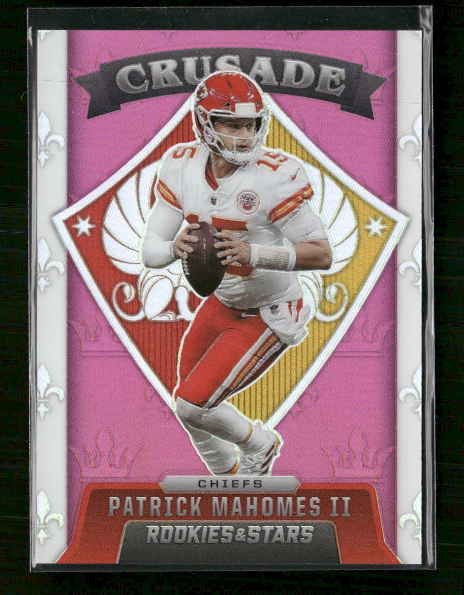 2021 Panini Rookies & Stars Crusade Pink Patrick Mahomes II #/75 #CR-1 - Golden Apple Comics
