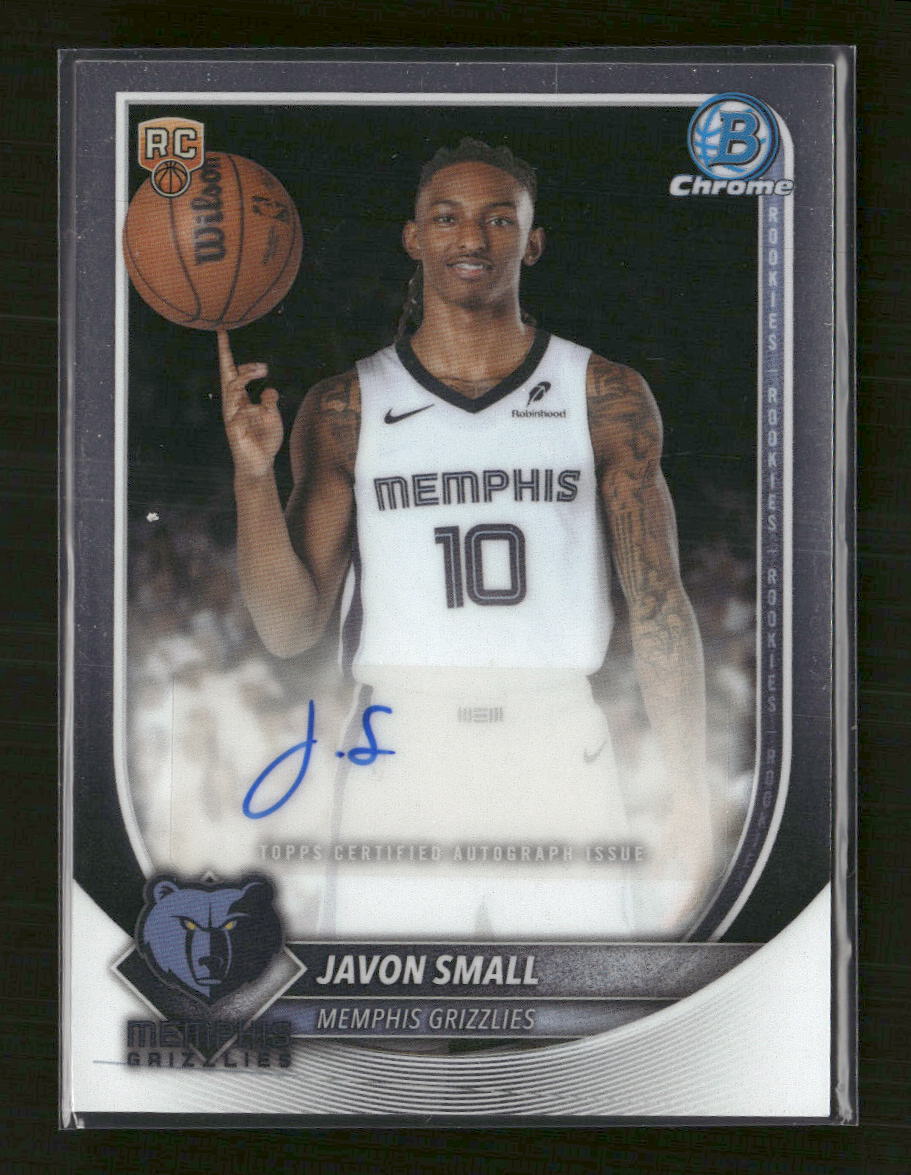 2025-26 Bowman Chrome Autographs Javon Small Auto #BCA-JS - Golden Apple Comics