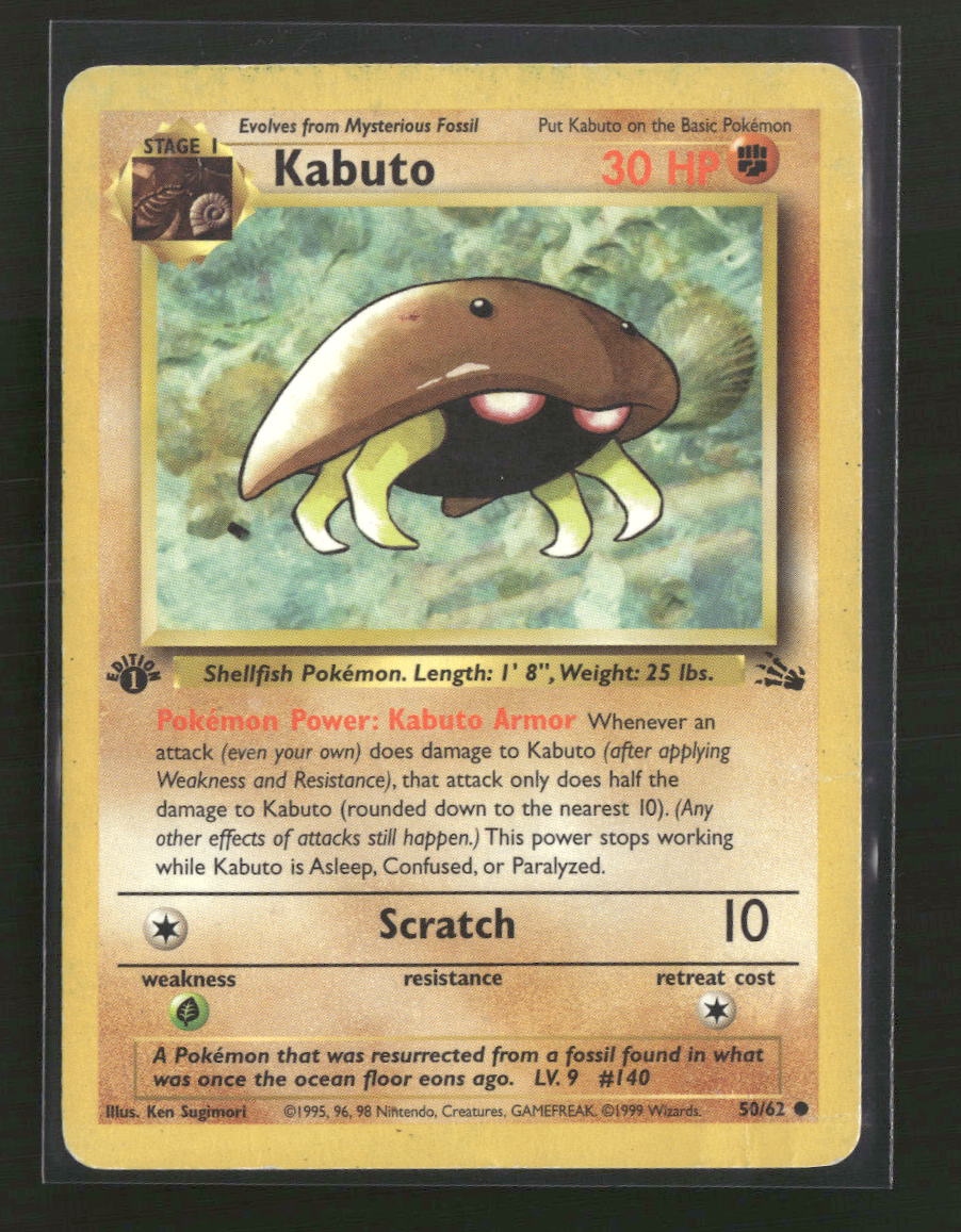 Fossil Kabuto #50/62 Damaged - Golden Apple Comics
