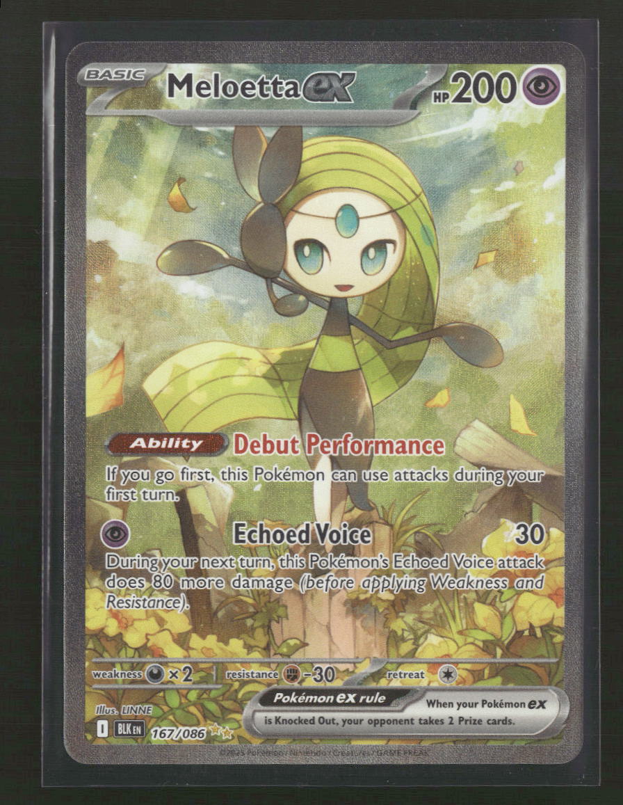 SV: Black Bolt Meloetta ex #167/086 - Golden Apple Comics