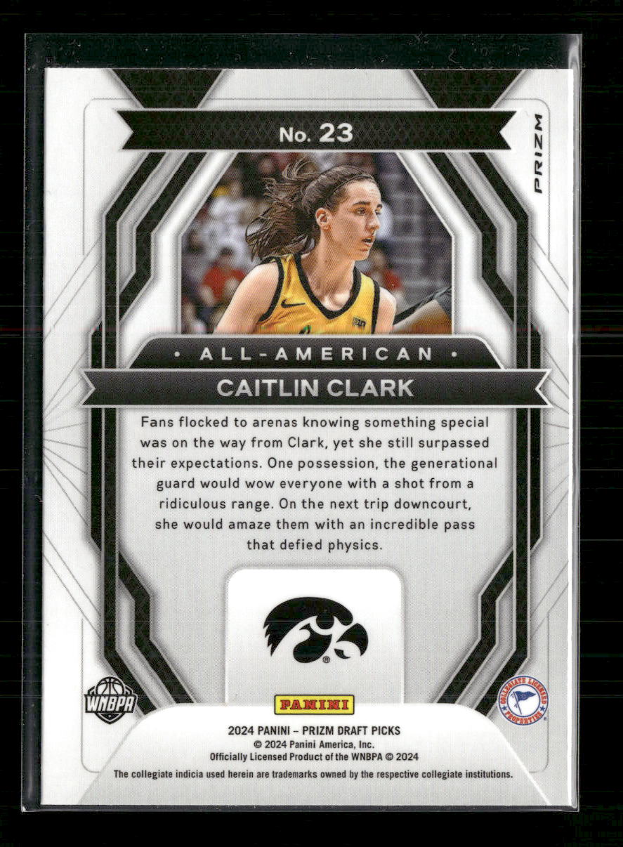 2024 Panini Prizm Draft Picks All-American Prizms Green Caitlin Clark #23 - Golden Apple Comics