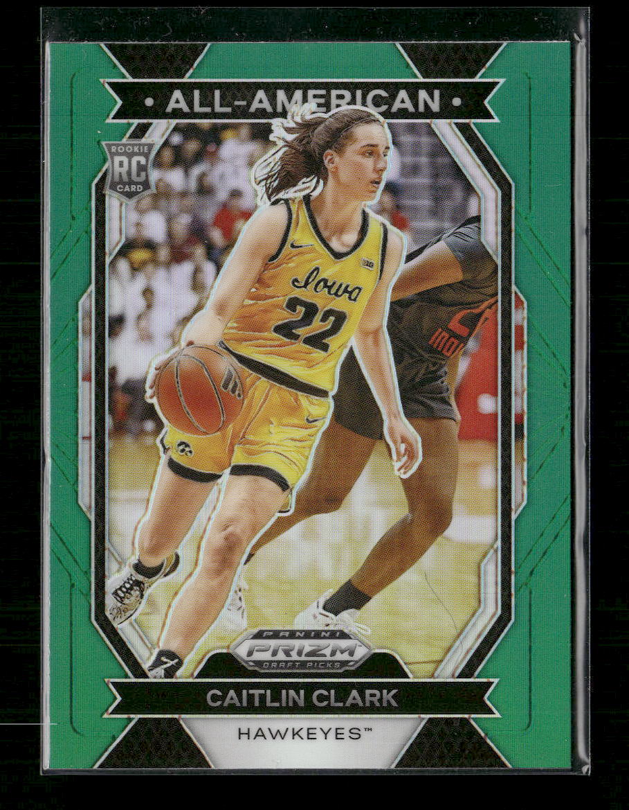 2024 Panini Prizm Draft Picks All-American Prizms Green Caitlin Clark #23 - Golden Apple Comics