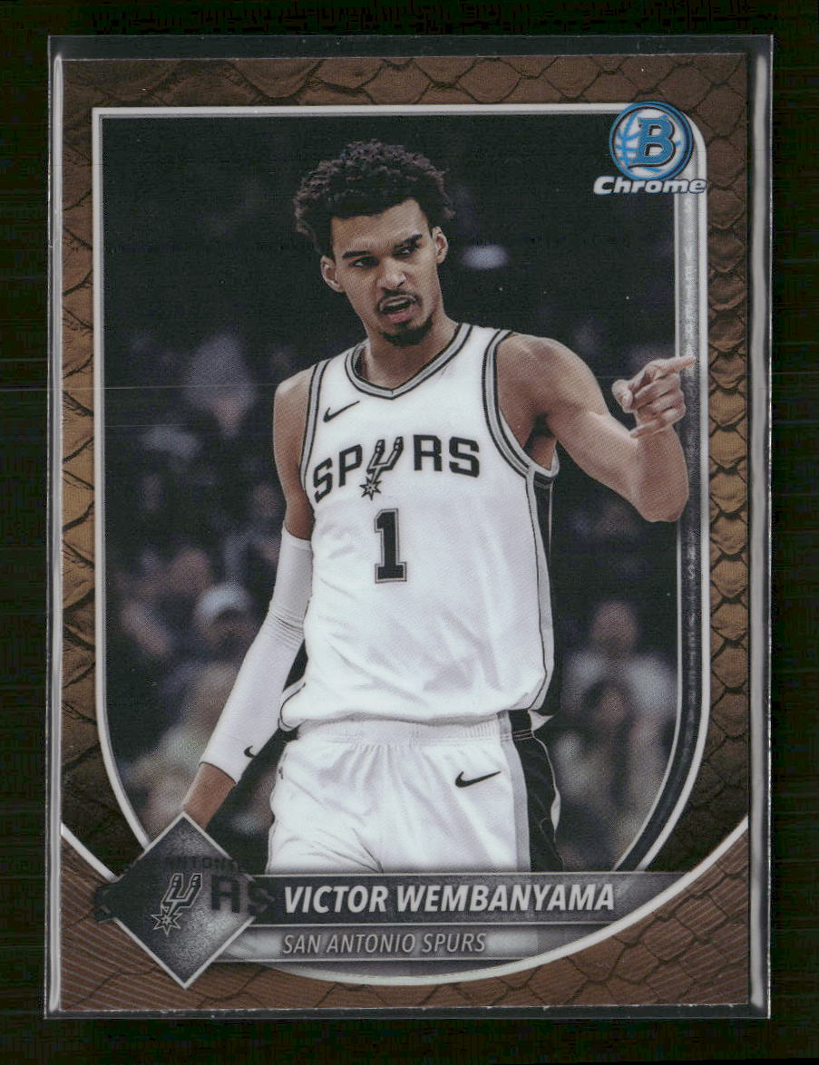 2025-26 Bowman Chrome Reptilian Refractor Victor Wembanyama #BCV-143 - Golden Apple Comics