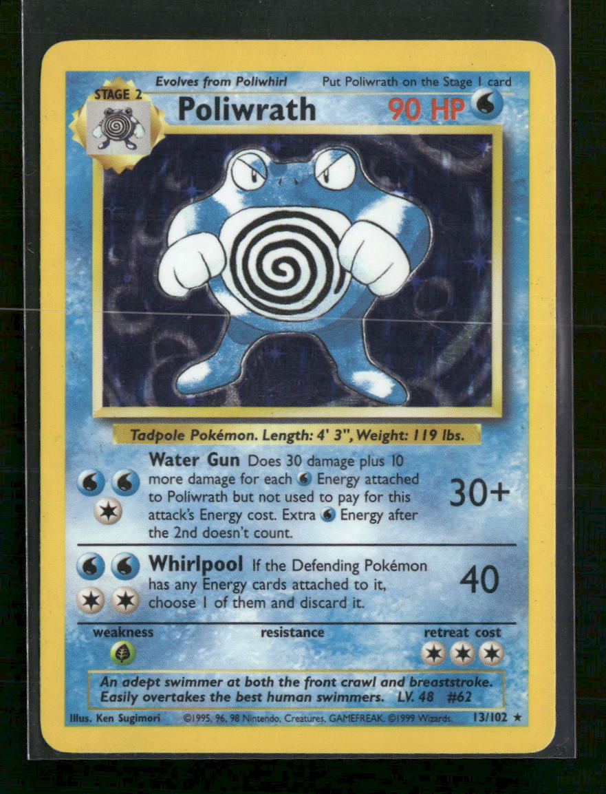 Base Set Poliwrath #013/102 - Golden Apple Comics
