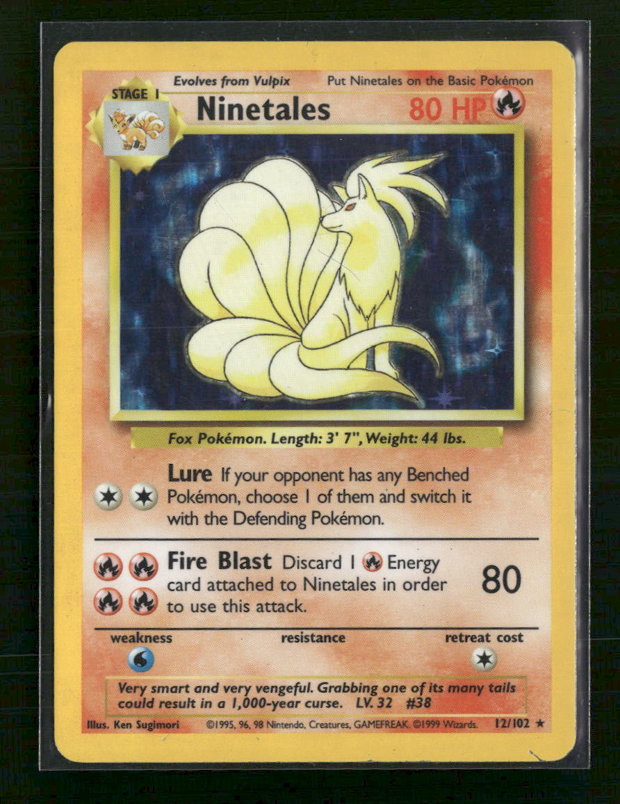 Base Set Ninetales #012/102 - Golden Apple Comics