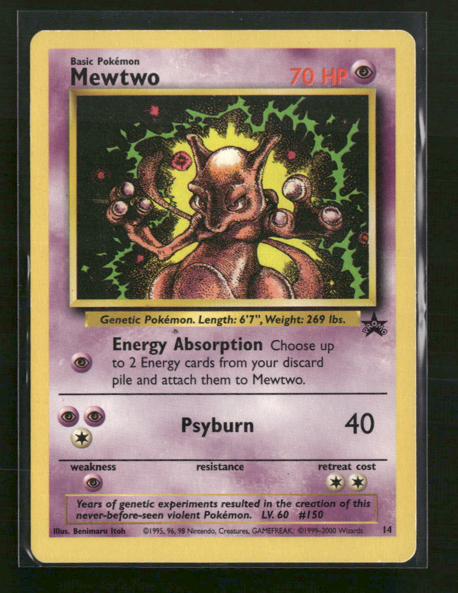 WoTC Promo Mewtwo (14) #14/53 - Golden Apple Comics