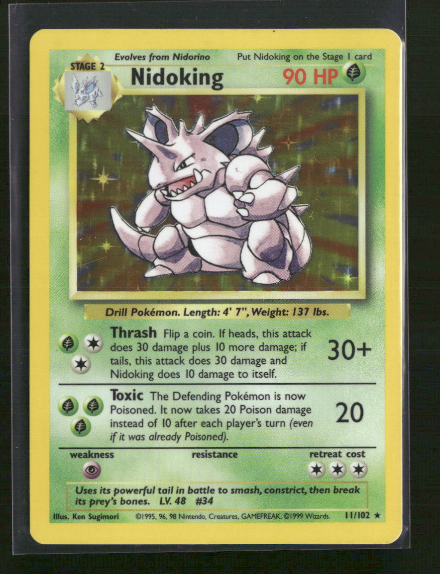 Base Set Nidoking #011/102 - Golden Apple Comics