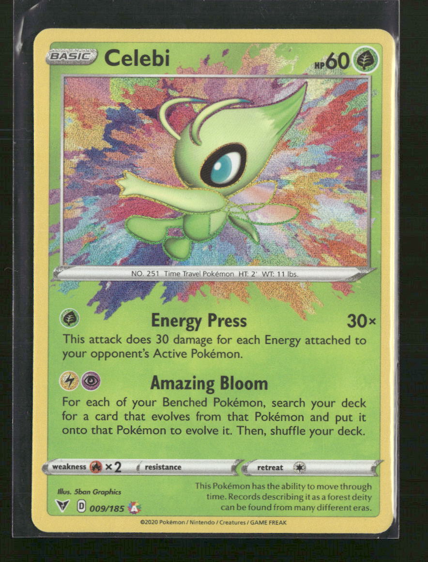 SWSH04: Vivid Voltage Celebi #009/185 - Golden Apple Comics