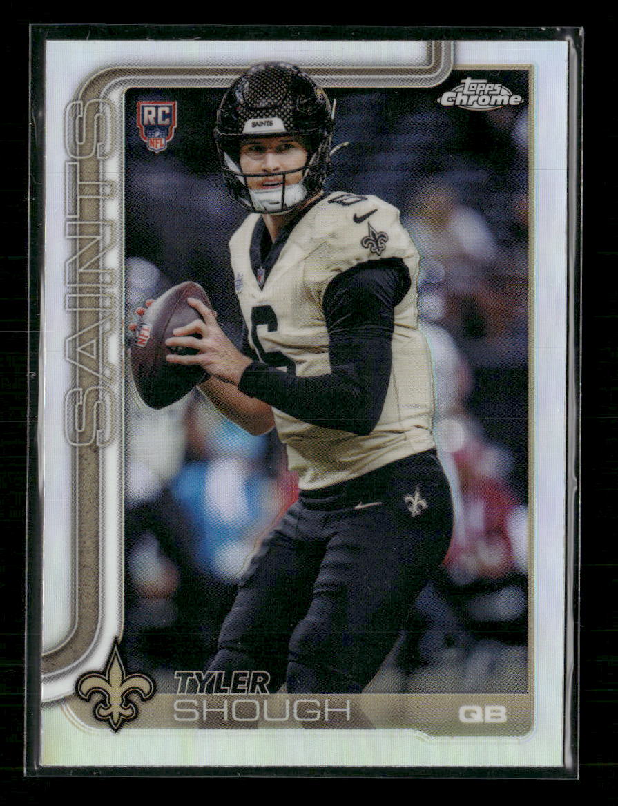 2025 Topps Chrome Refractor Tyler Shough Rookie #398 - Golden Apple Comics