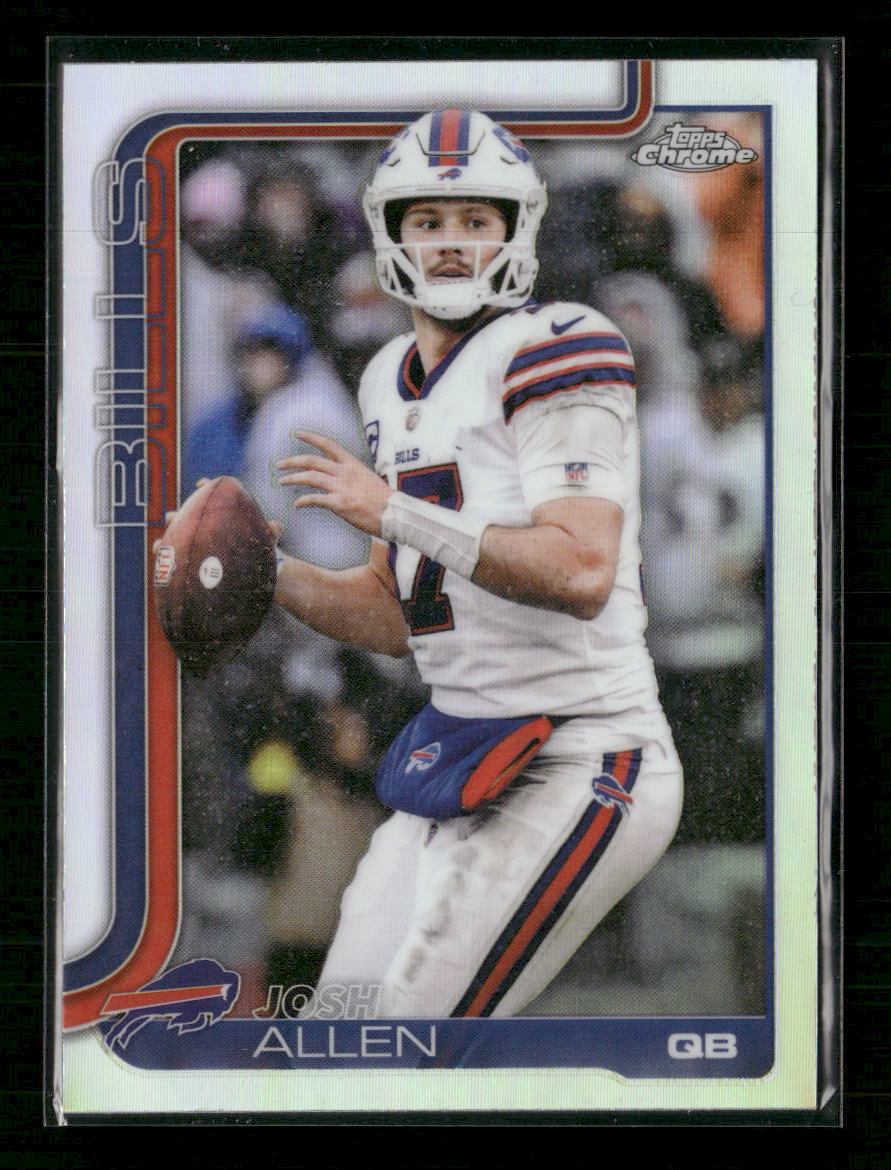 2025 Topps Chrome Refractor Josh Allen #34 - Golden Apple Comics