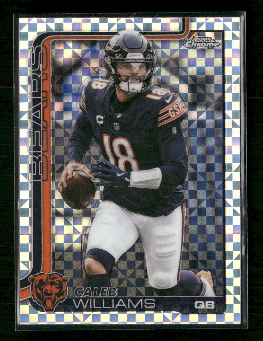 2025 Topps Chrome X-Fractor Caleb Williams #52 - Golden Apple Comics