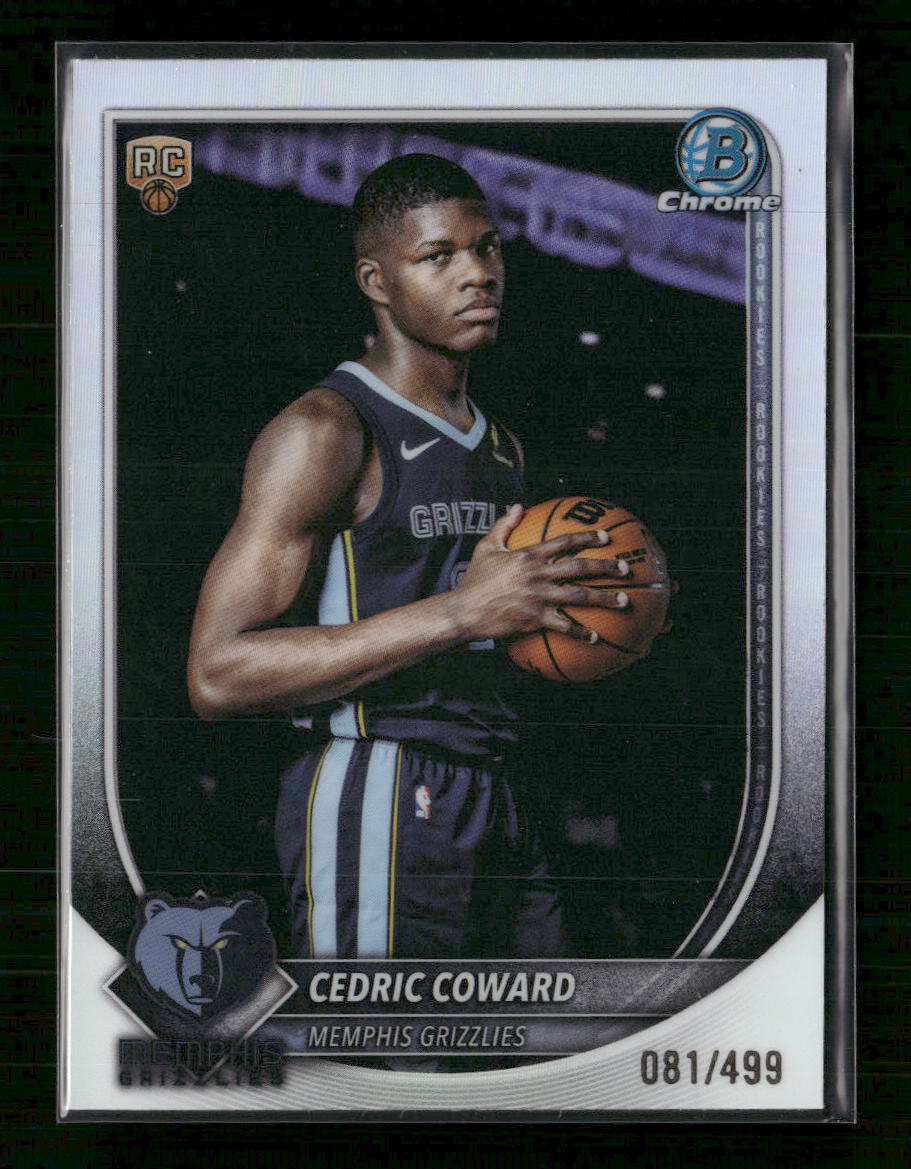 2025-26 Bowman Chrome Refractor Cedric Coward #/499 #BCV-11 - Golden Apple Comics