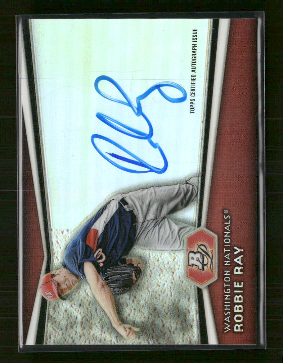 2012 Bowman Platinum Prospect Autographs Robbie Ray Auto #AP-RR - Golden Apple Comics