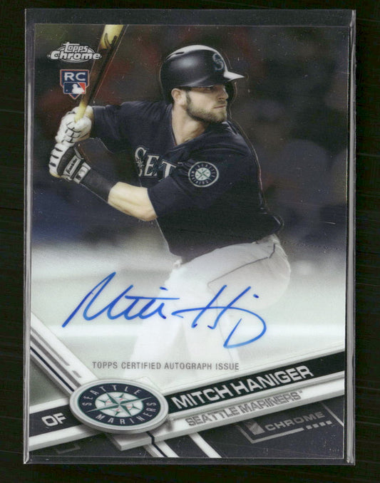 2017 Topps Chrome Rookie Autographs Mitch Haniger Auto #RA-MH - Golden Apple Comics