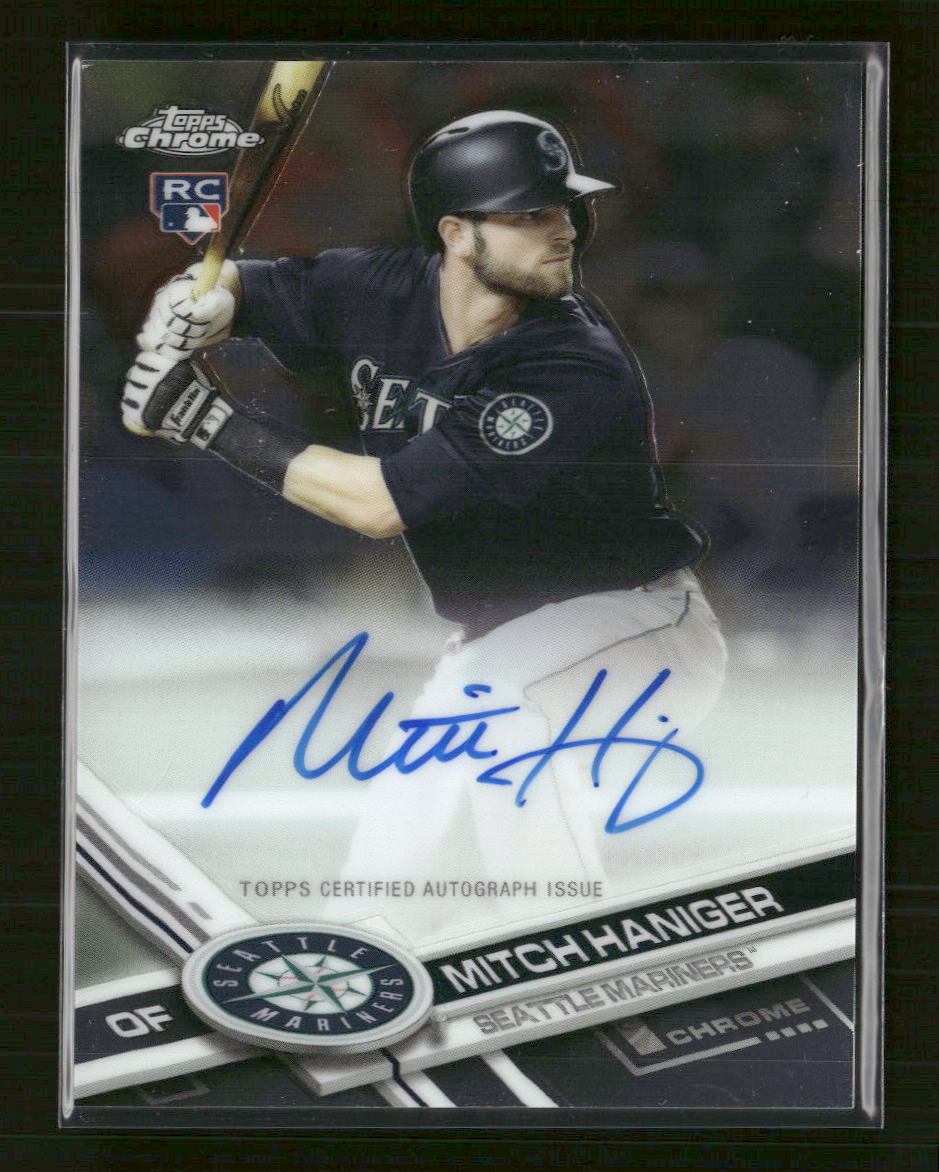 2017 Topps Chrome Rookie Autographs Mitch Haniger Auto #RA-MH - Golden Apple Comics