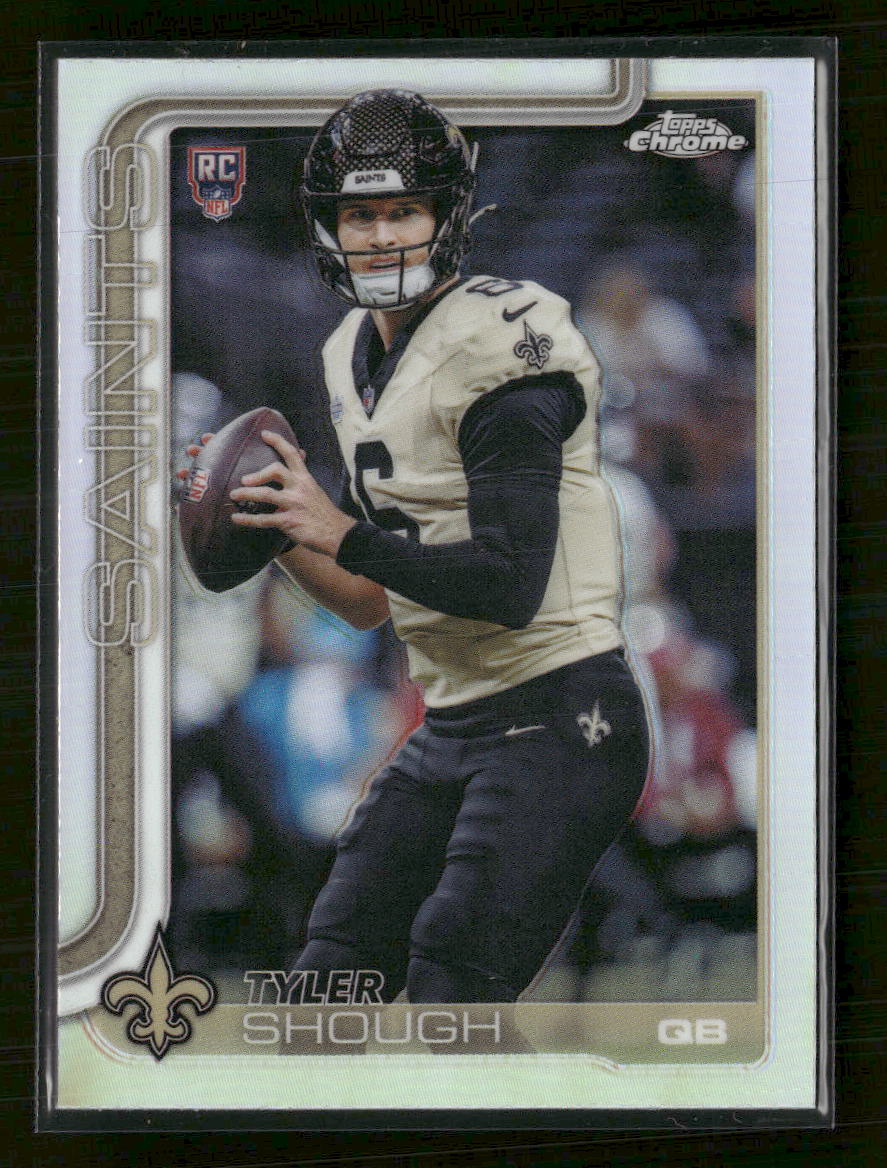 2025 Topps Chrome Refractor Tyler Shough Rookie #398 - Golden Apple Comics