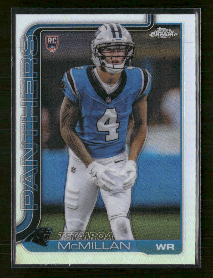 2025 Topps Chrome Refractor Tetairoa McMillan Rookie #326 - Golden Apple Comics