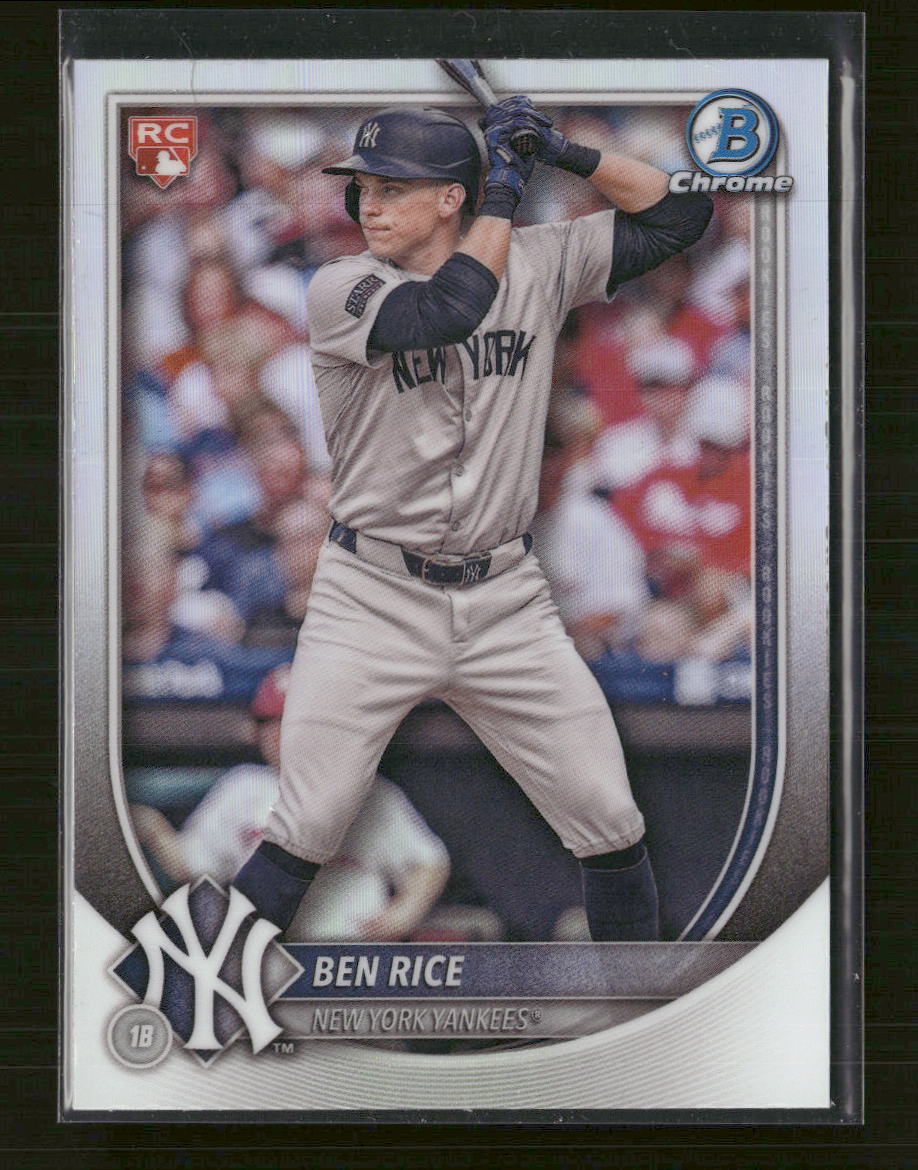 2025 Bowman Bowman Chrome Red Rookie Logo Ben Rice Rookie #85 - Golden Apple Comics