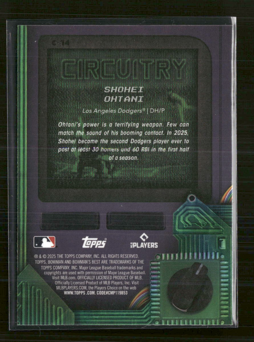 2025 Bowman's Best Circuitry Shohei Ohtani #C-14 - Golden Apple Comics