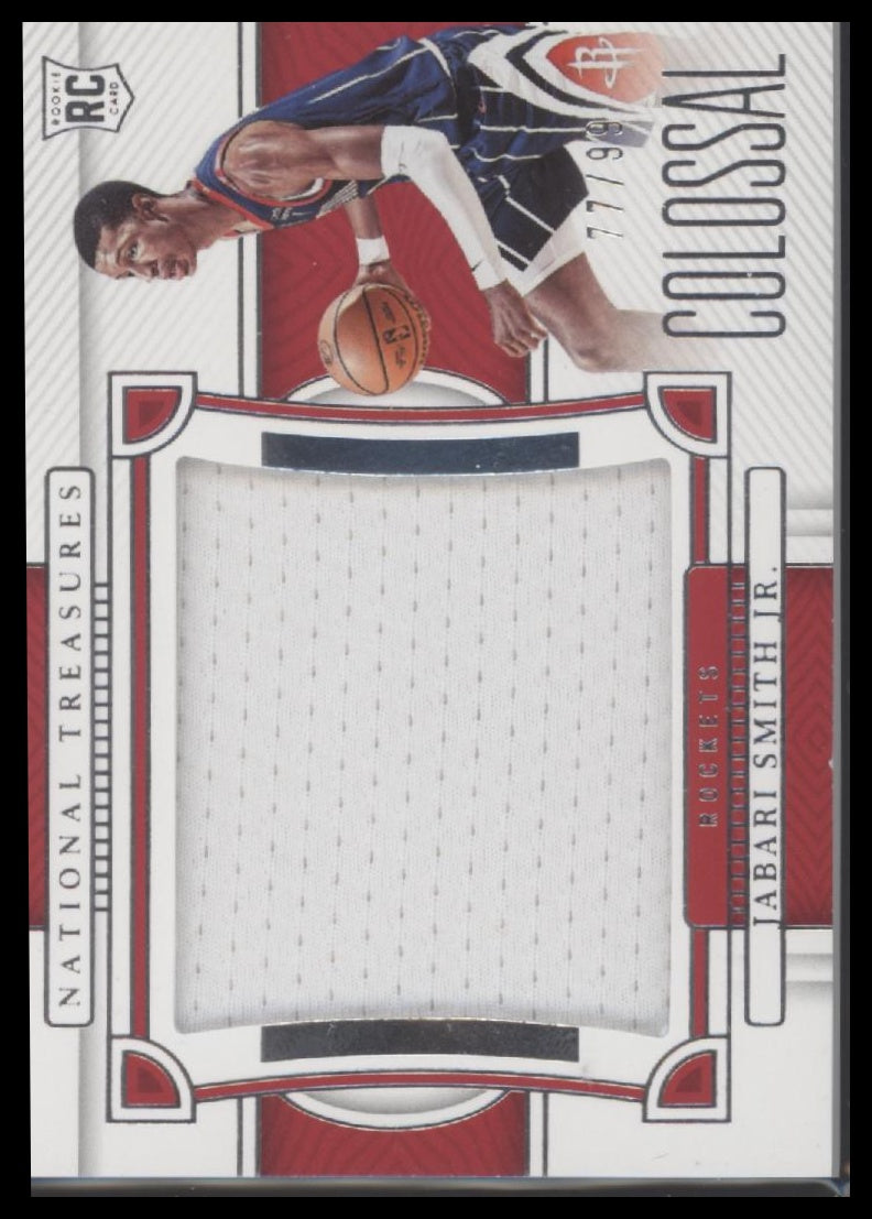 2022-23 Panini N. T. Colossal Rookie Materials Jabari Smith Jr. #/99 #CR-JSJ - Golden Apple Comics