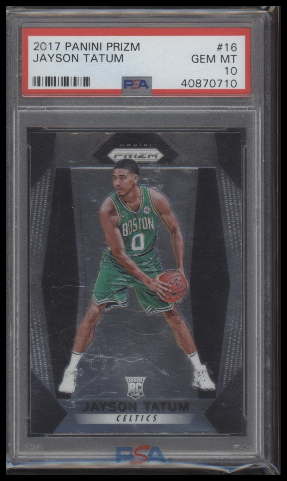 2017 Panini Prizm Jayson Tatum 10 PSA #16 - Golden Apple Comics