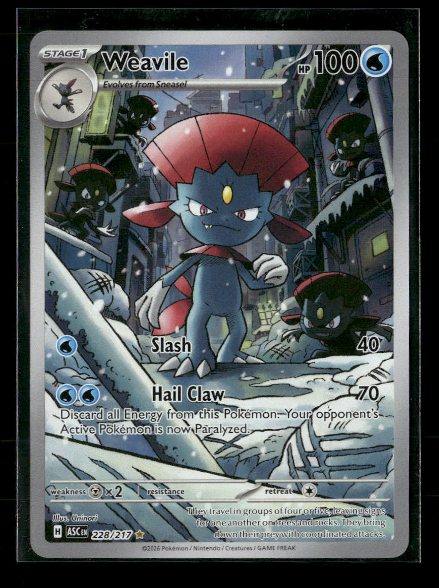 ME: Ascended Heroes Weavile #228/217 - Golden Apple Comics
