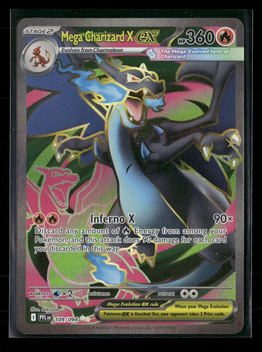 ME02: Phantasmal Flames Mega Charizard X ex #109/094 - Golden Apple Comics