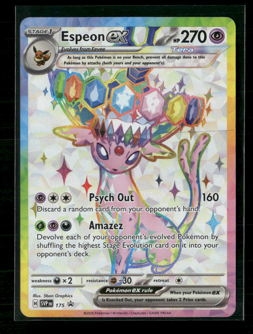 SV: Scarlet & Violet Promo Cards Espeon ex #SVP 175 - Golden Apple Comics