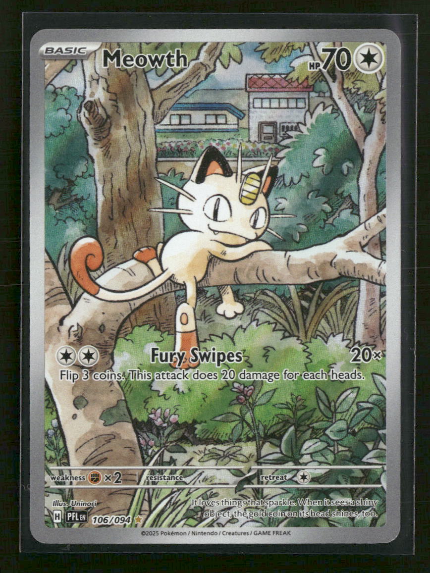 ME02: Phantasmal Flames Meowth #106/094 - Golden Apple Comics