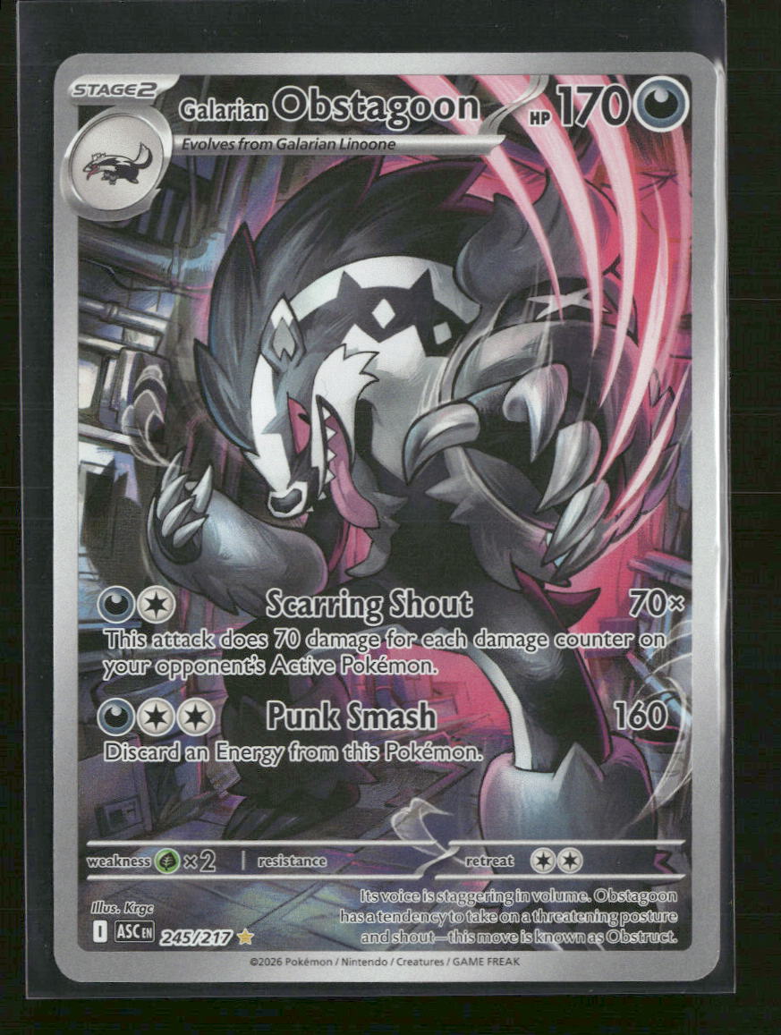 ME: Ascended Heroes Galarian Obstagoon #245/217 - Golden Apple Comics