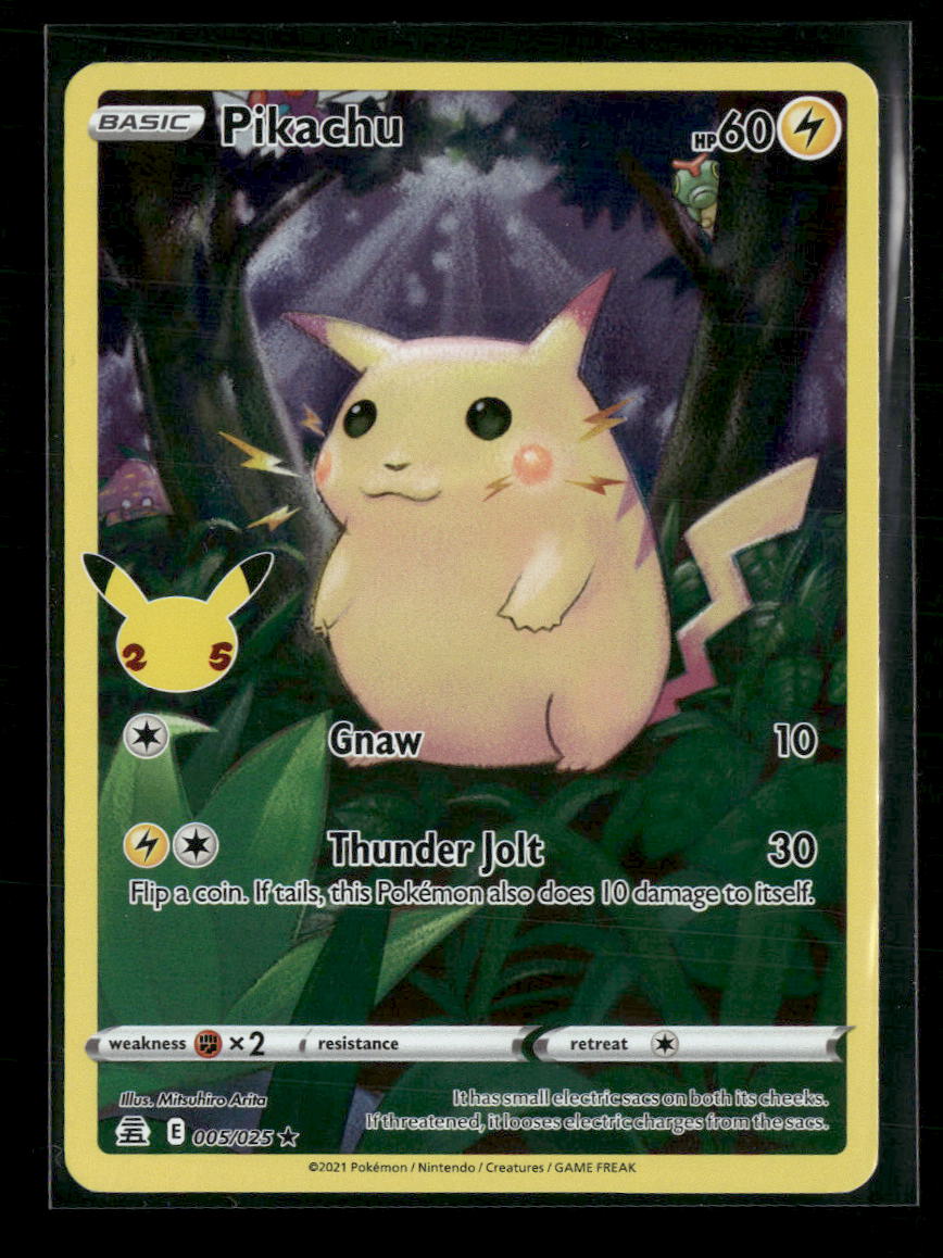 Celebrations Pikachu #005/025 - Golden Apple Comics