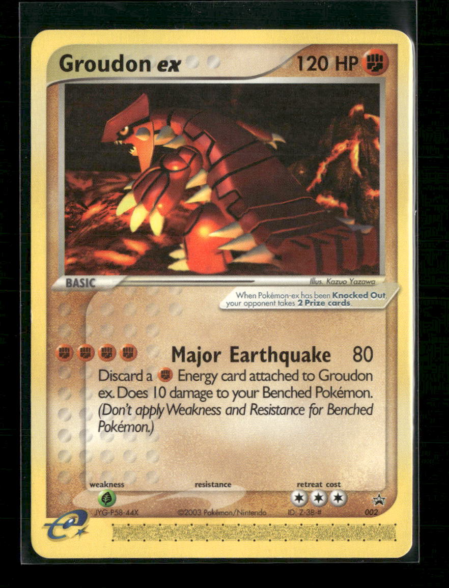 Nintendo Promos Groudon ex #002 - Golden Apple Comics