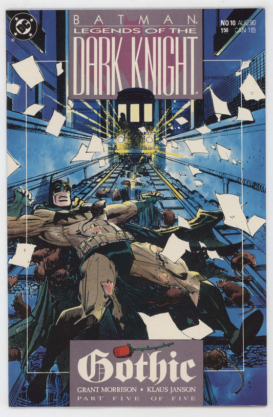 Batman Legends of the Dark Knight 10 DC 1990 NM Klaus Janson