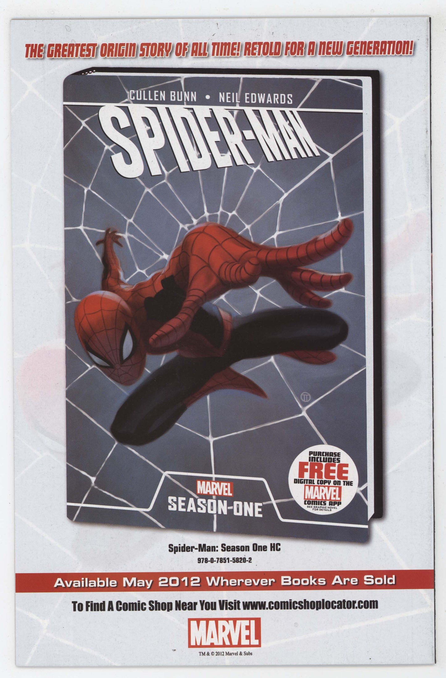 Ultimate Comics All New Spider-Man 8 Marvel 2012 NM Kaare Andrews Miles Morales