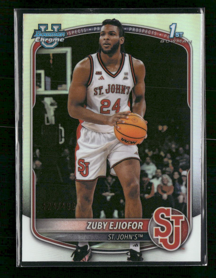 2025-26 Bowman Chrome Prospects Refractor Zuby Ejiofor #/499 #BCP-22 - Golden Apple Comics