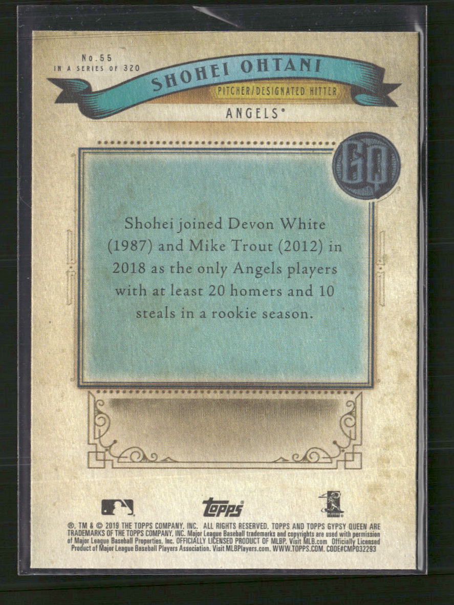 2019 Topps Gypsy Queen Shohei Ohtani #55 - Golden Apple Comics