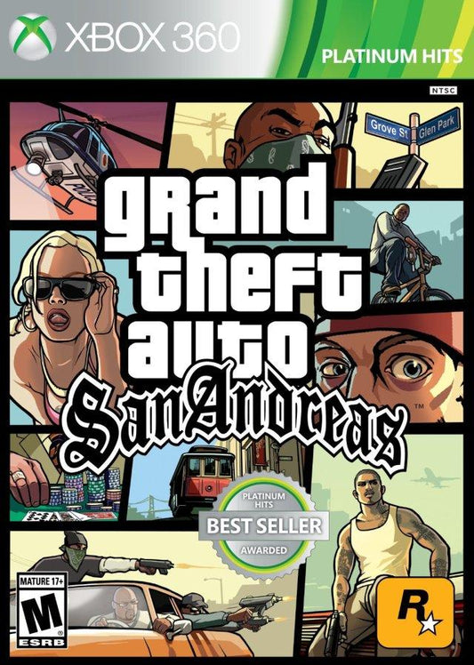 Grand Theft Auto: San Andreas (Platinum Hits) (Xbox 360)