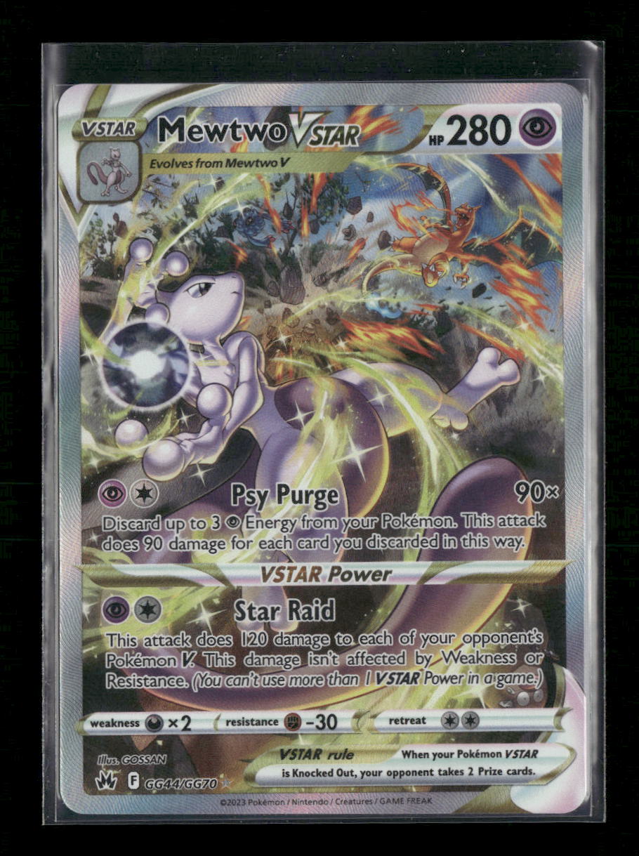 SWSH: Crown Zenith: Galarian Gallery Mewtwo VSTAR #GG44/GG70 - Golden Apple Comics