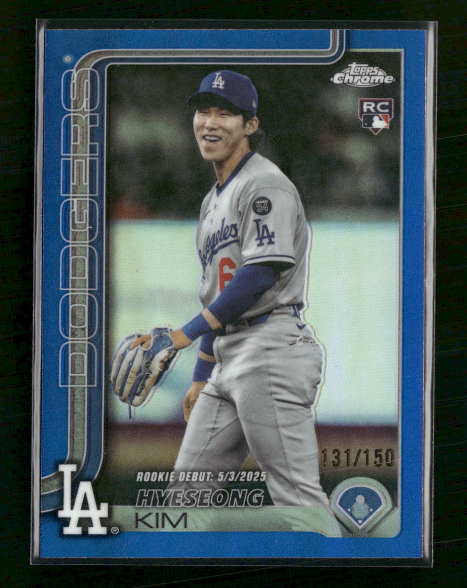 2025 Topps Update Blue Holo Foil Hyeseong Kim #/150 #US312 - Golden Apple Comics