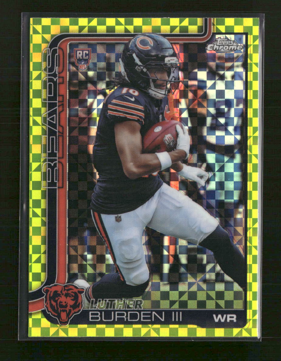 2025 Topps Chrome Lime Green X-Fractor Luther Burden III Rookie #334 - Golden Apple Comics