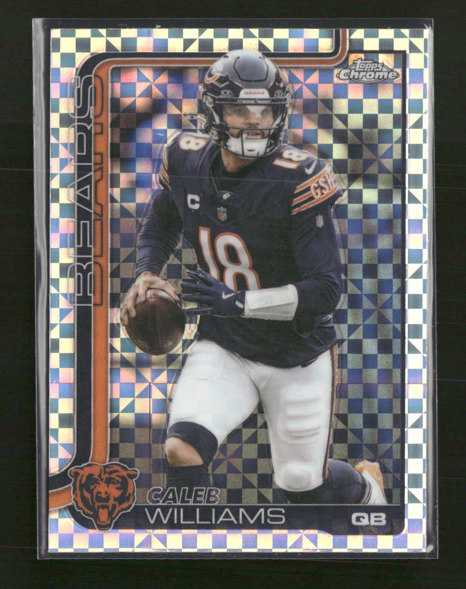 2025 Topps Chrome X-Fractor Caleb Williams #52 - Golden Apple Comics