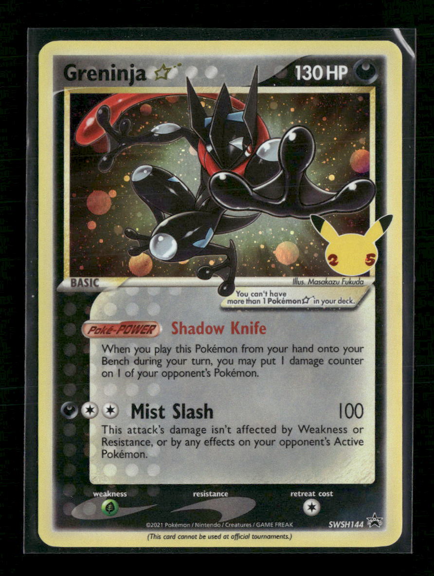 SWSH: Sword & Shield Promo Cards Greninja Star #SWSH144 - Golden Apple Comics